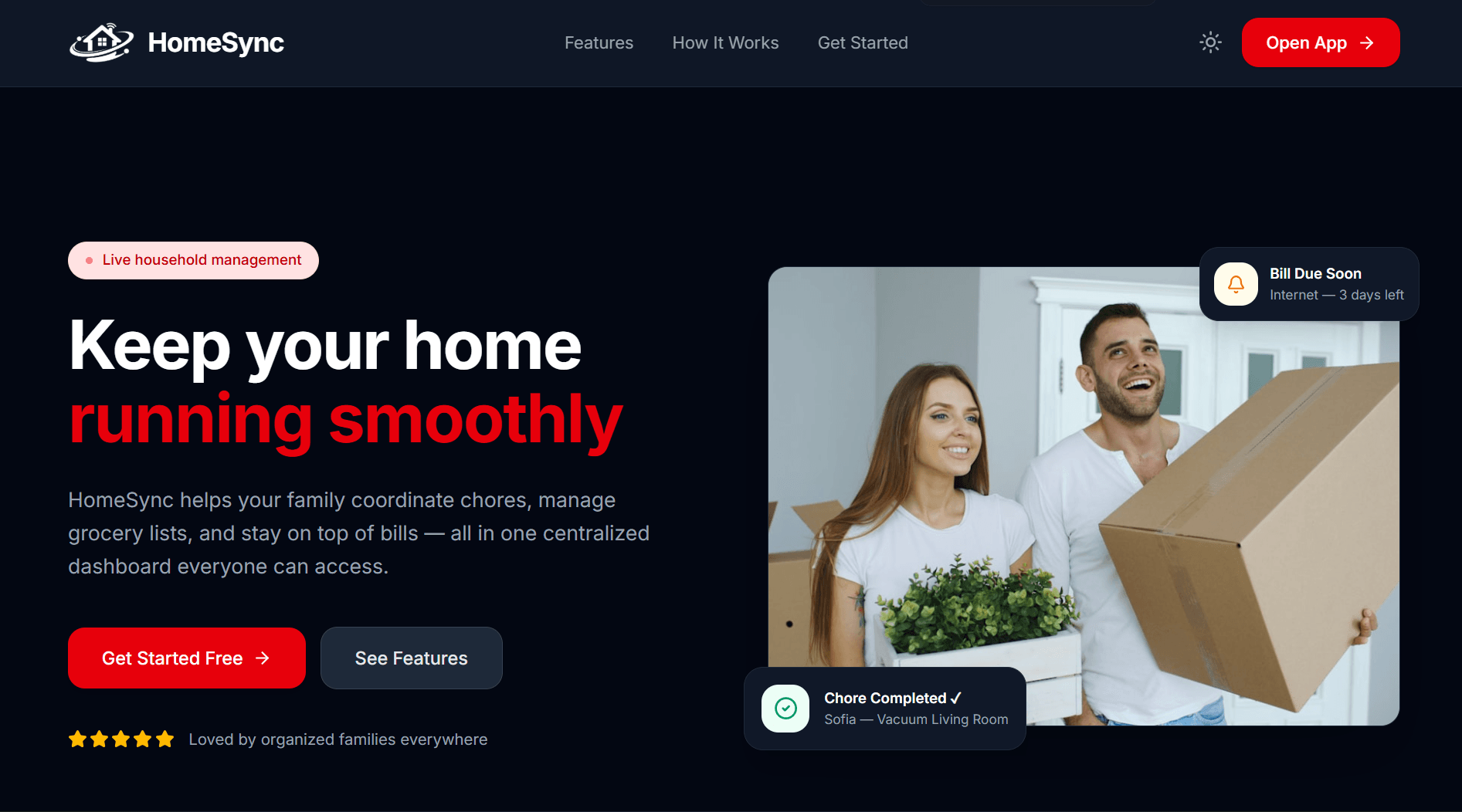 HomeSync screenshot 1