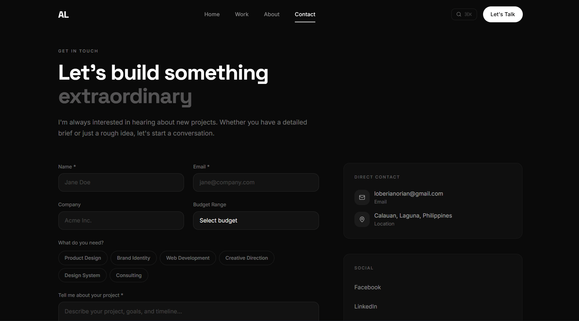 Personal Portfolio Website screenshot 4